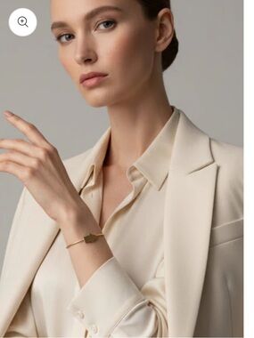 Arrow Brass Bracelet in Gold